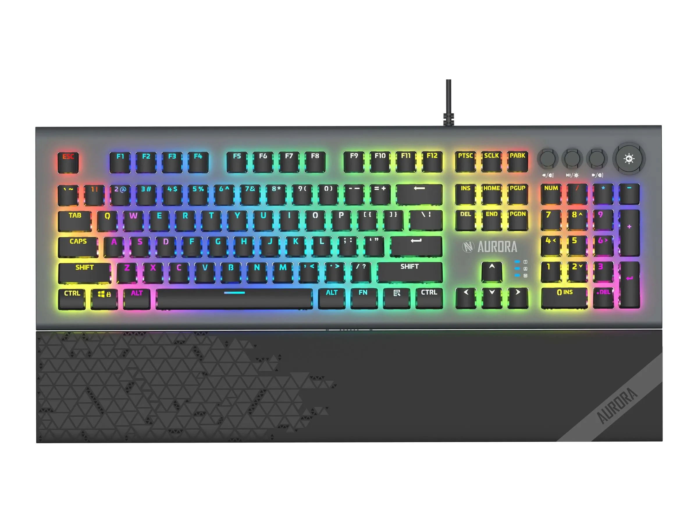 also-ikgmk5 IBOX Aurora K-5 RGB wired USB Mechanical Keyboard