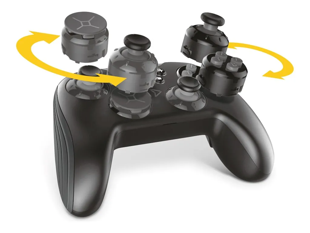 also-jvaswi00065 LEXIP X STEELPLAY Wireless Customizable Controller + 2 Cases Switch