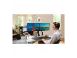 KENSINGTON space-saving dual monitor arm