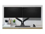 KENSINGTON One-Touch Height Adjustable Dual Monitor Arm – Black