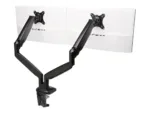 KENSINGTON One-Touch Height Adjustable Dual Monitor Arm – Black
