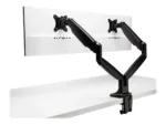 KENSINGTON One-Touch Height Adjustable Dual Monitor Arm – Black
