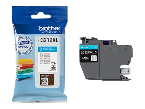BROTHER LC-3219XLC Ink Cyan (1500 pages)