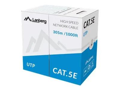 LANBERG LAN cable UTP 100Mb/s 305m solid CCA orange