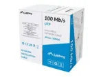LANBERG LCU5-10CC-0305-S UTP solid cable CCA 100Mb/s 305m gray