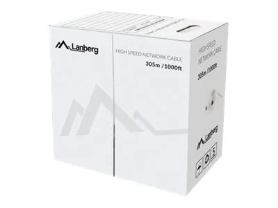 LANBERG LAN cable UTP cat.5e 305m blue solid CU fluke