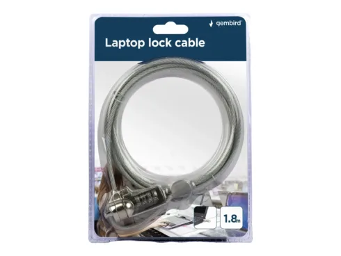 GEMBIRD LK-CL-01 Gembird Cable lock for notebooks (4-digit combination), 1.8m