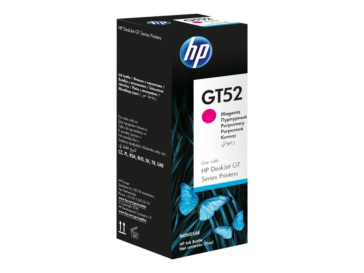 also-m0h55ae HP GT52 Original Ink Bottle Magenta