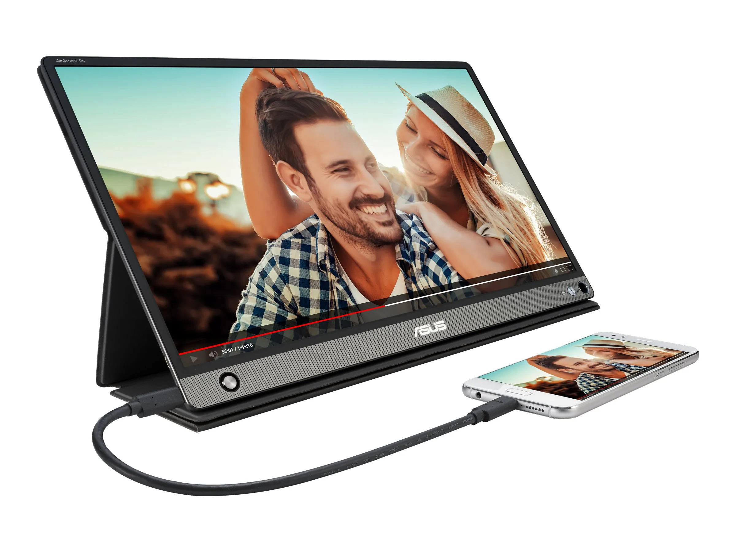 also-mb16ahp ASUS MB16AHP 15.6inch Portable monitor built-in battery WLED IPS 16:9 5ms 60Hz -1920×1080 220cd m2 USB Type-C adapter USB Type-A 3Y