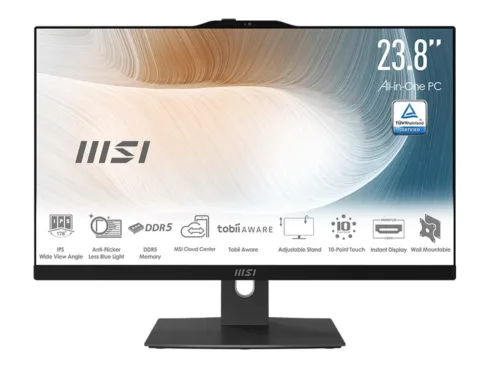 MSI Modern AM242P 1M-1223EU Intel Core Ultra 5 120U 8GB 512GB SSD W11P Black