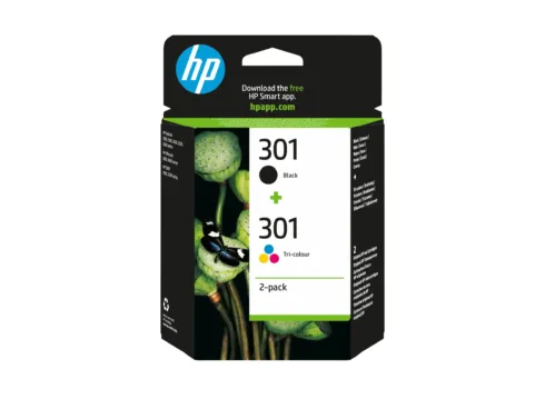 HP 301 Inkt Cartridge Combo 2-Pack Standard Capacity (Black and Colour cartridge)