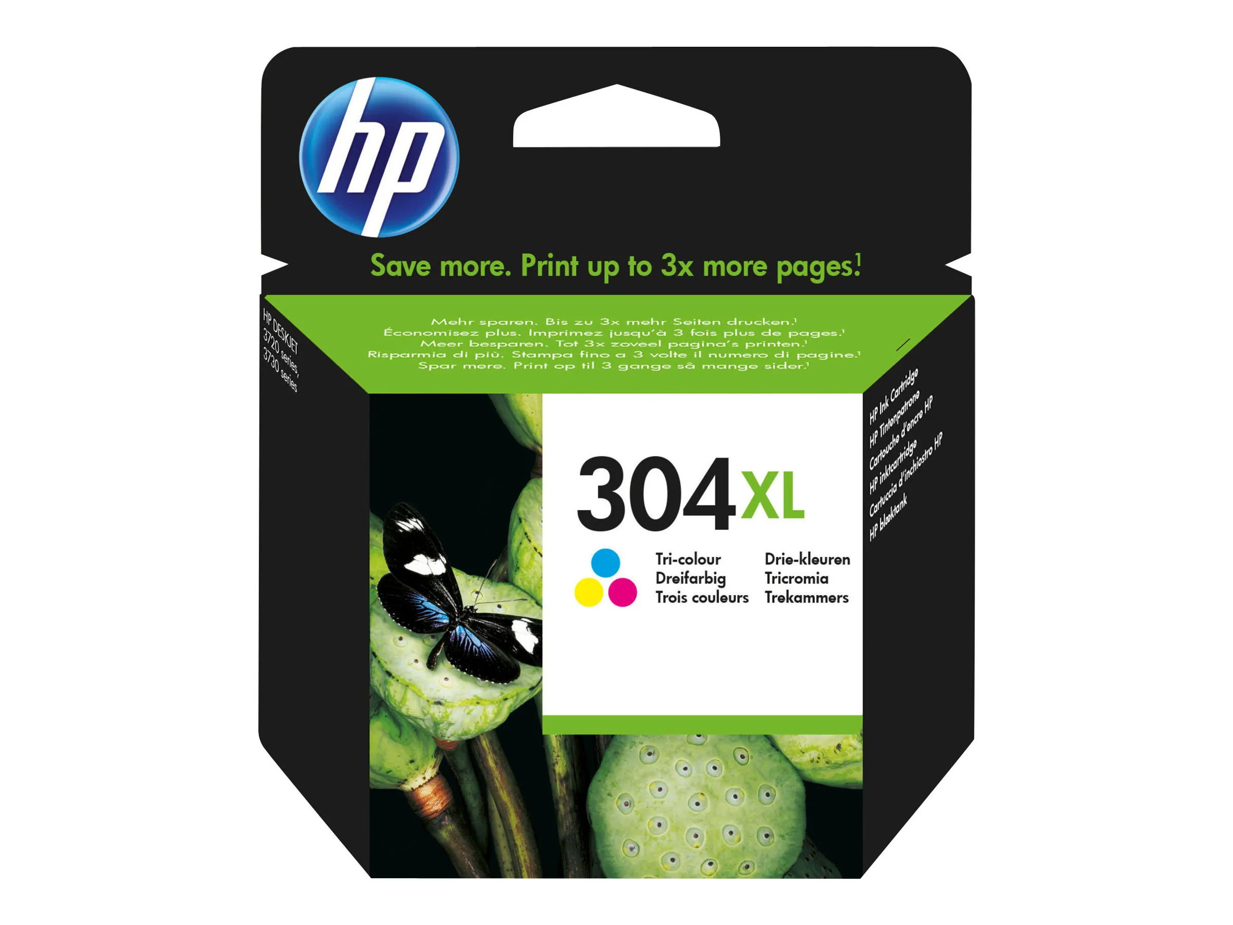 also-n9k07aeuus HP 304XL Tri-color Ink Cartridge