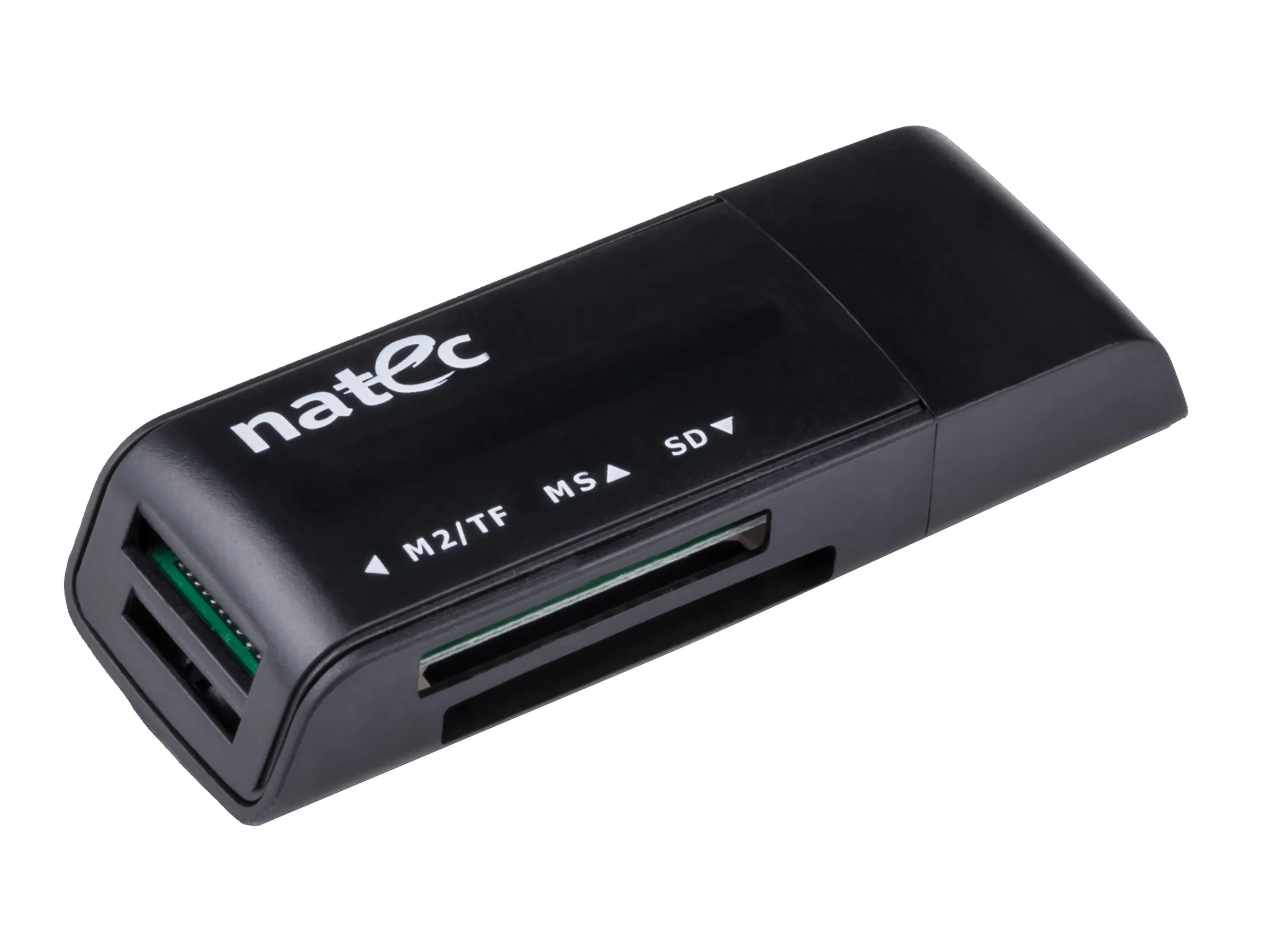 also-ncz-0560 NATEC NCZ-0560 Card Reader MINI ANT 3 SDHC MMC M2 Micro SD USB 2.0 Black