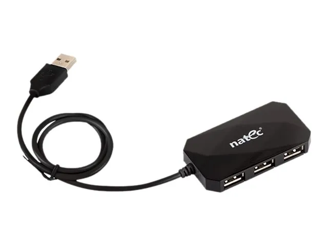 also-nhu-0647 NATEC NHU-0647 USB HUB 4-Port LOCUST USB 2.0 Black