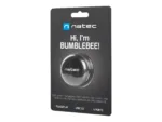 NATEC NHU-1330 Hub USB 2.0 BUMBLEBEE 4-ports Black