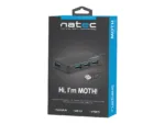 NATEC NHU-1342 Hub USB 3.0 Moth 4-ports Black