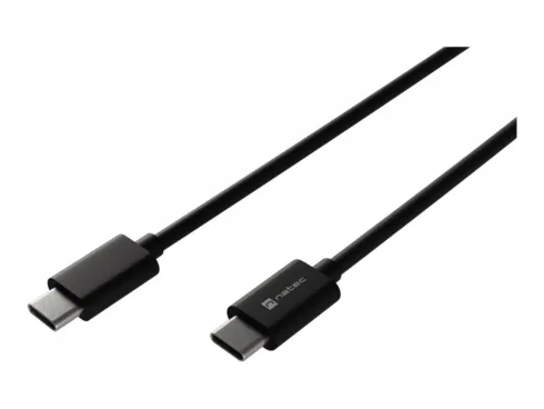 NATEC Prati USB-C 2.0 cable M/M 1m PD 100W black