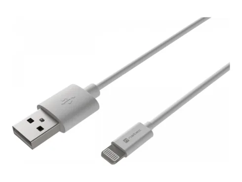 NATEC Prati cable Lightning – USB-A M/M 2m white MFI
