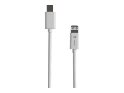 NATEC Prati cable Lightning – USB-C M/M 1m white MFI