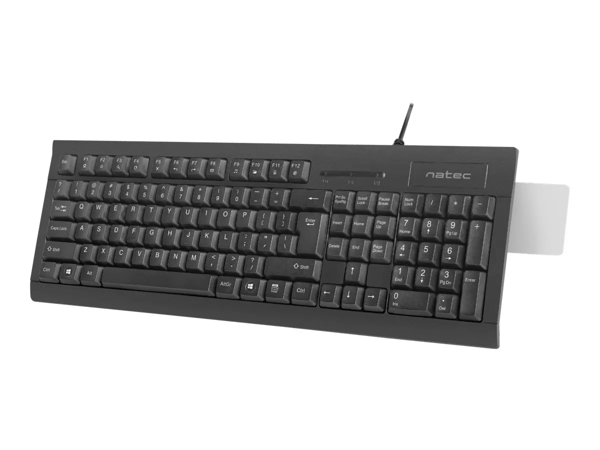 also-nkl-1055 NATEC keyboard with ID Card Reader Moray US layout