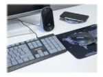 NATEC NKL-1507 Keyboard NAUTILUS SLIM Black/Grey USB US Layout