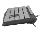 NATEC NKL-1507 Keyboard NAUTILUS SLIM Black/Grey USB US Layout