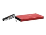 NATEC NKZ-1279 external enclosure RHINO GO for 2.5inch SATA USB 3.0 Red