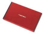 NATEC NKZ-1279 external enclosure RHINO GO for 2.5inch SATA USB 3.0 Red