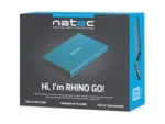 NATEC NKZ-1280 external enclosure RHINO GO for 2.5inch SATA USB 3.0 Blue