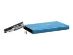 NATEC NKZ-1280 external enclosure RHINO GO for 2.5inch SATA USB 3.0 Blue