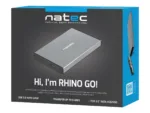 NATEC NKZ-1281 external enclosure RHINO GO for 2.5inch SATA USB 3.0 Grey