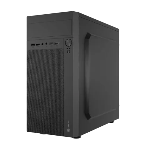 NATEC Pc Case Helix USB C mATX Mini Tower Black