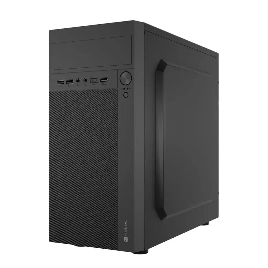 also-npc-2171 NATEC Pc Case Helix USB C mATX Mini Tower Black