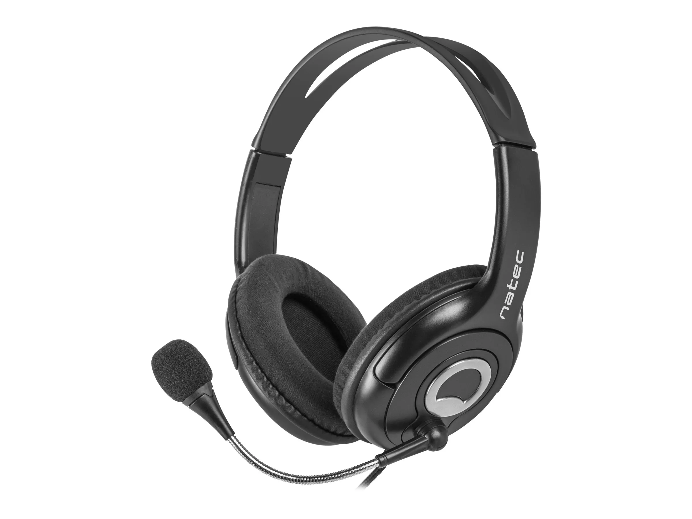 also-nsl-1178 NATEC NSL-1178 Bear 2 Headphones + Microphone 2x Mini Jack 3.5mm