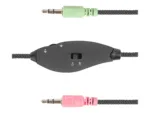 NATEC NSL-1452 Natec HEADPHONES RHEA with MICROPHONE BLACK