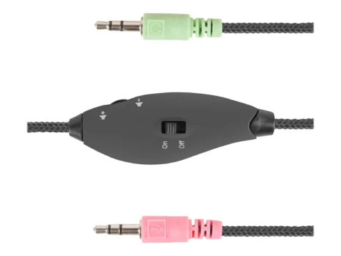 NATEC NSL-1452 Natec HEADPHONES RHEA with MICROPHONE BLACK