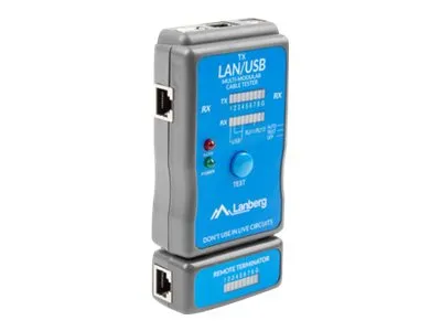 LANBERG NT-0403 cable tester for wiring terminated with RJ45 RJ-11 USB