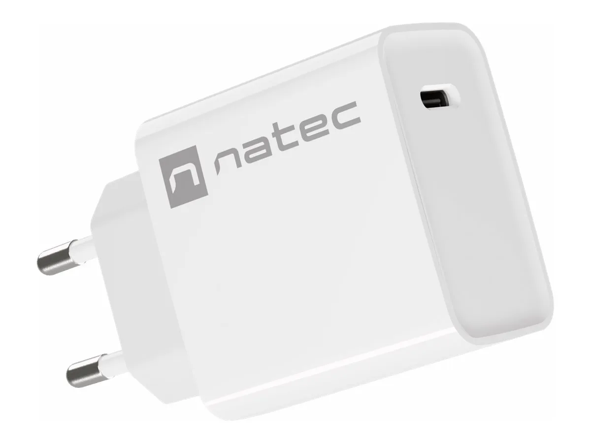 also-nuc-2059 NATEC USB Charger Ribera USB-C Power Delivery 20W white