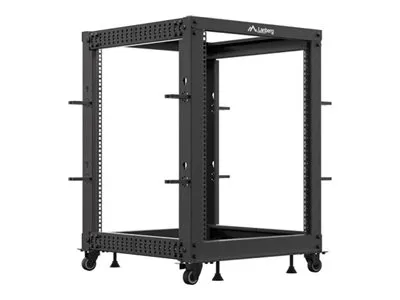 LANBERG Open rack 19inch 15U 600×600-1100 adjustable black
