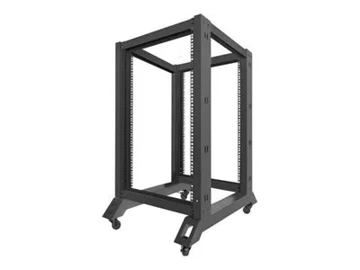 LANBERG Open rack 18U 600×800 black