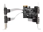 LANBERG PCE-DB9-004 PCI Express->COM 9PIN X4 + Low profile bracket