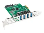 LANBERG extension card PCI Express > 4 x USB 3.1 GEN1 + low profile bracket