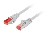 LANBERG Patchcord cat.6 FTP LSZH CU 10m grey Fluke passed