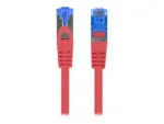 LANBERG patchcord cat.6A FTP LSZH CCA 0.5m red