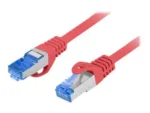 LANBERG patchcord cat.6A FTP LSZH CCA 0.5m red