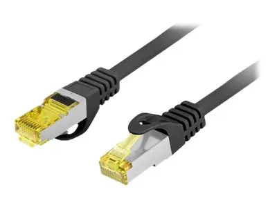 LANBERG Patchcord Cat.6A S/FTP LSZH CU 2m black