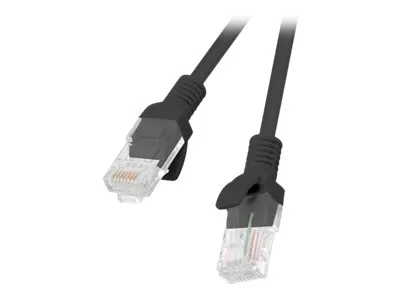 LANBERG PCU5-20CC-0025-BK Patchcord RJ45 cat. 5e UTP 0.25m black 10-Pack