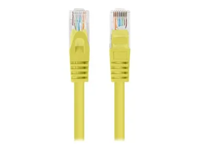 LANBERG Patchcord Cat.5e UTP 1m yellow 10-pack