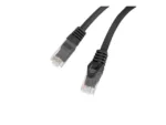 LANBERG Patchcord cat.6 UTP LSZH CU 0.25m black