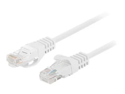 LANBERG Patchcord Cat.6 UTP 1m white 10-pack